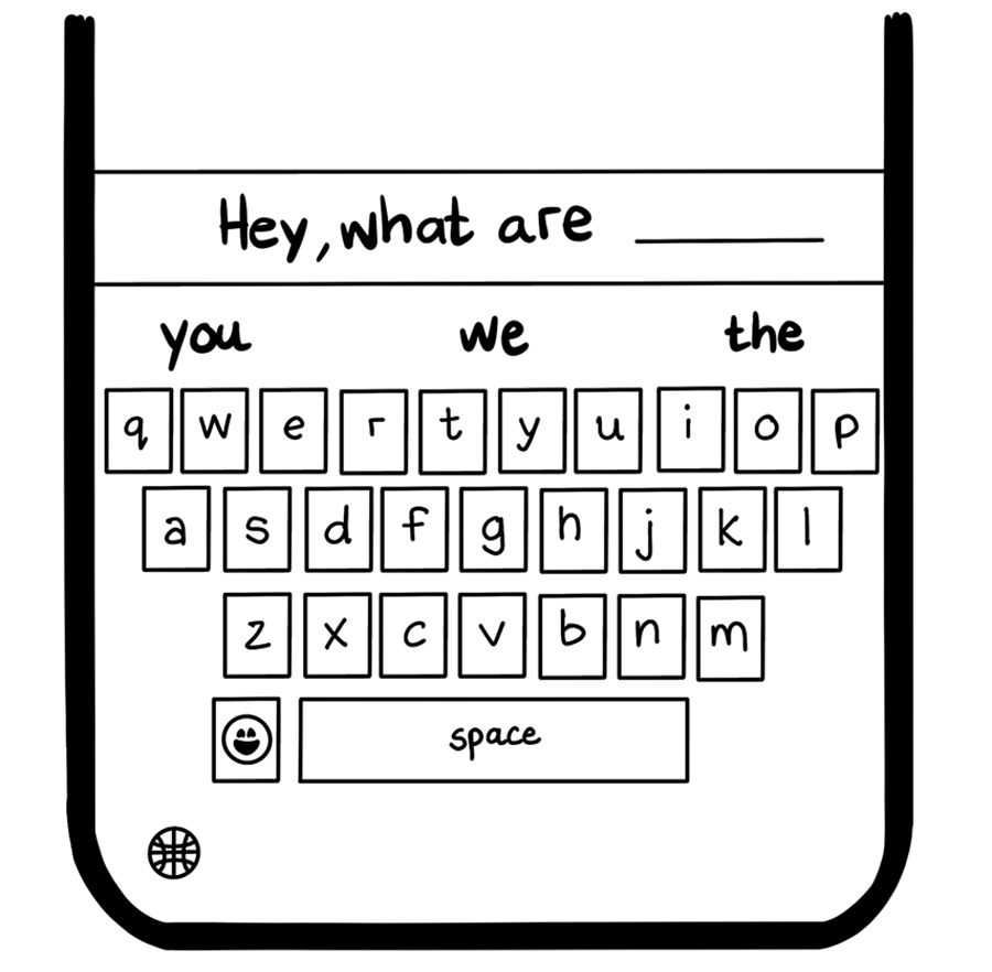 Autocomplete on a phone